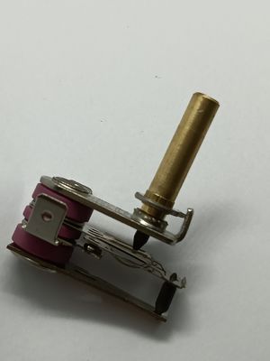 調節可能ビメタリック・サーモスタット 50-250 C 温度範囲と100 耐久サイクル